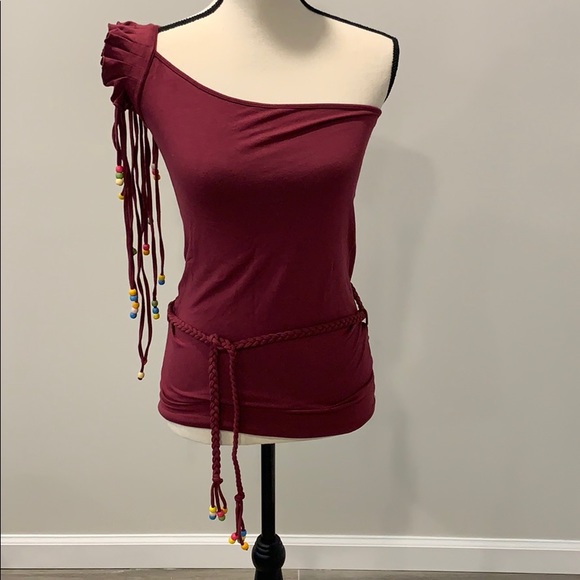 See By Chloe Tops - See by Chloe one shoulder Top with beading